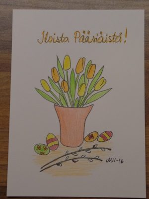 Väritettävät kortit